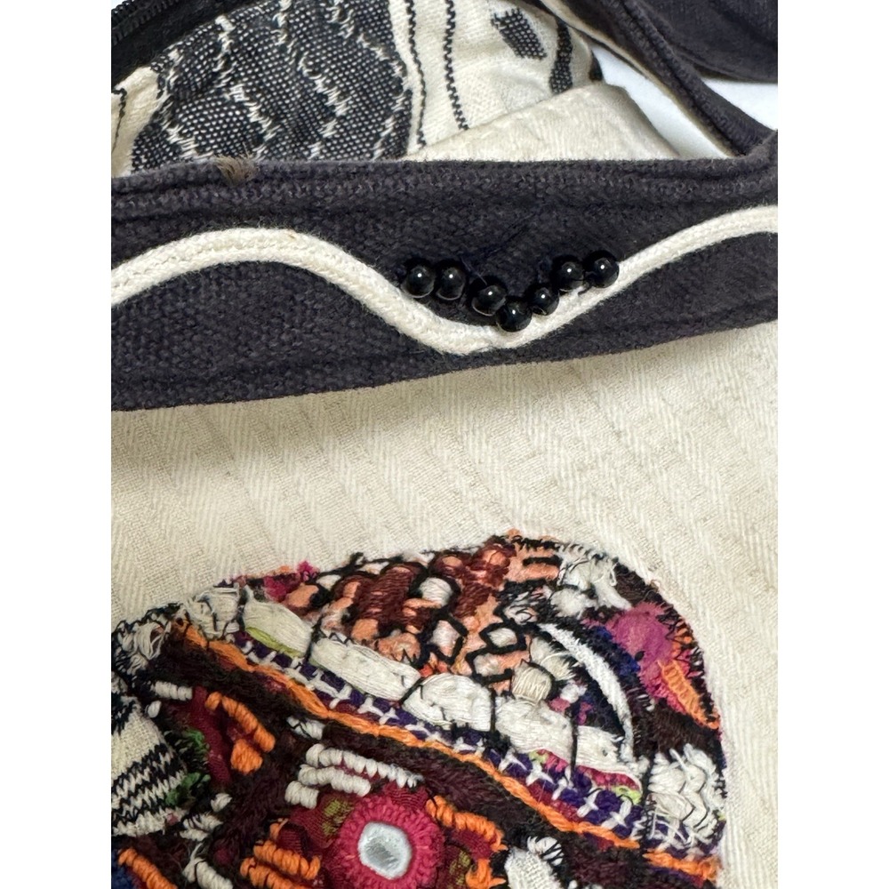 Laurel Burch Embroidered Sun 'N Sand Cat Bag‎ Crossbody Bag - Picture 4 of 5